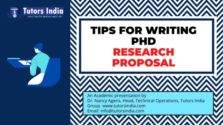 tips for writing phd research proposal