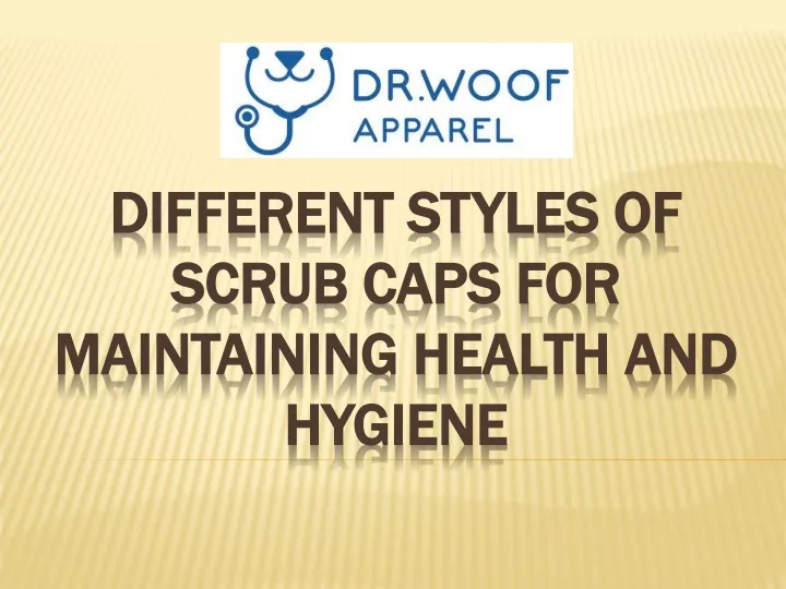 different styles of scrub caps for maintaining health and hygiene