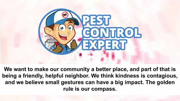 we want to make our community a better place