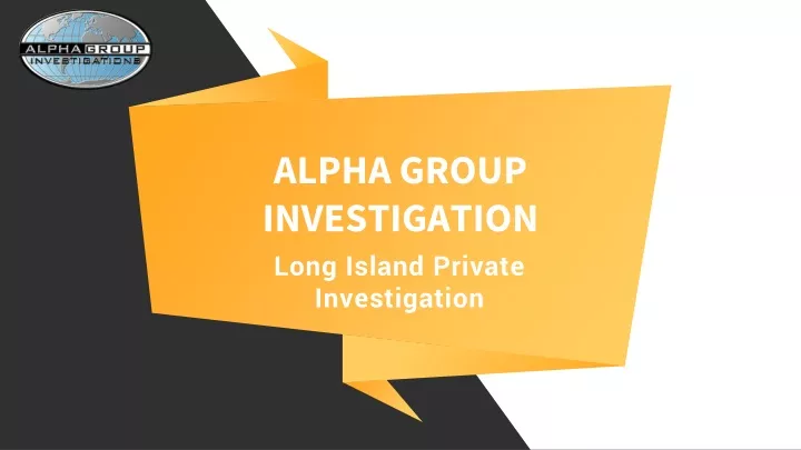 alpha group investigation