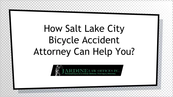 how salt lake city bicycle accident attorney