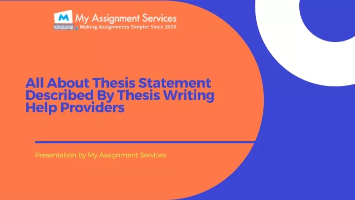 all about thesis statement described by thesis