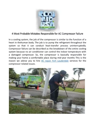 4 most probable mistakes responsible