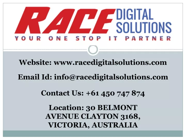 website www racedigitalsolutions com