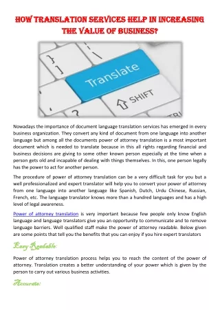how how translation services help in increasing