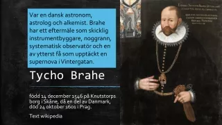 var en dansk astronom astrolog och alkemist brahe