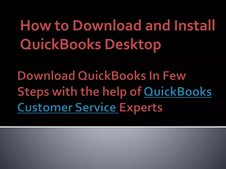 how to download and install quickbooks desktop