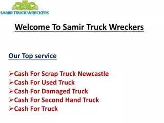 Cash For Scrap Truck Newcastle