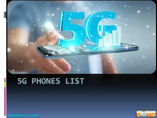5g phones list