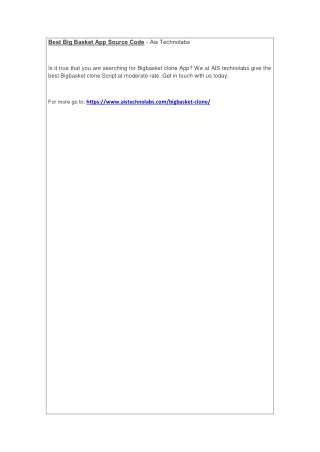 best big basket app source code ais technolabs