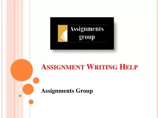 assignment writing help