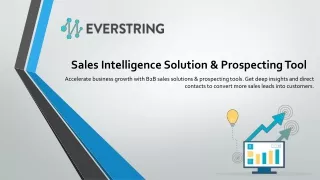 B2B Sales Intelligence Solution & Prospecting Tool | EverStringT