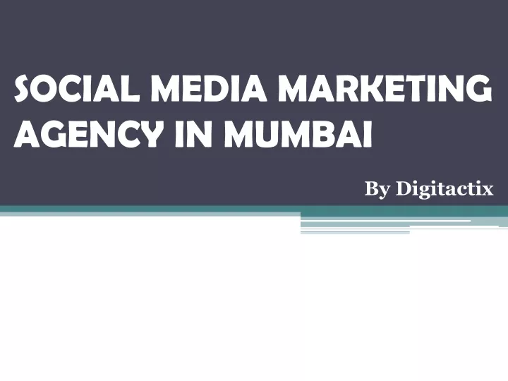 social media marketing agency in mumbai