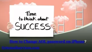 How to Change AOL Password on iPhone?