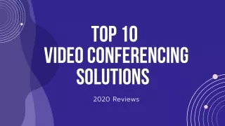 List of Top Telemedicine Video Conferencing Software - 2020