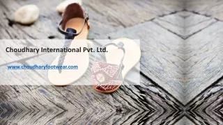 Leather Sandals Exporters India