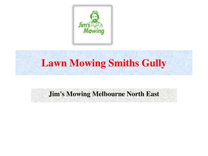 lawn mowing smiths gully