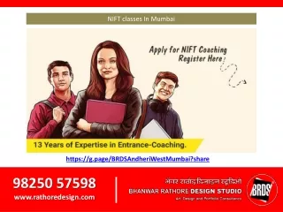 NIFT classes In Mumbai