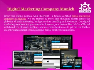 Digital Marketing Company Munich
