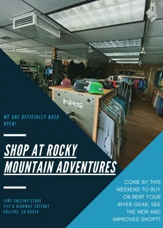 Rocky Mountain Adventures: River Sports Shop and Services