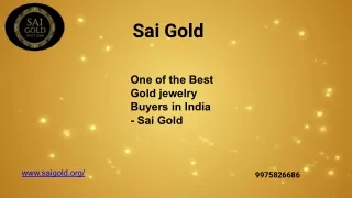 One of the Best Gold jewelry Buyers in India