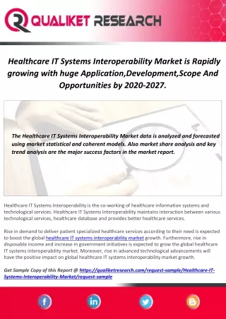 healthcare it systems interoperability market