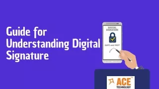 Guide for understanding digital signature