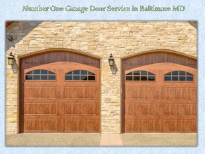 number one garage door service in baltimore md