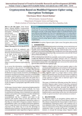international journal of trend in scientific
