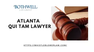 Best Atlanta Qui Tam Lawyer - Bothwell Law Group