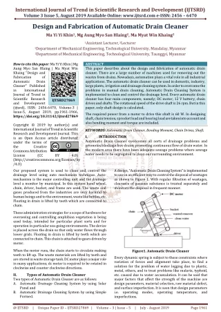 international journal of trend in scientific