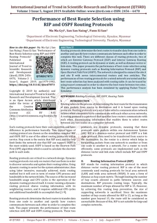 international journal of trend in scientific