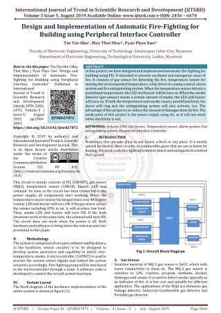 international journal of trend in scientific