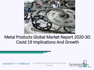 metal metal products products global market