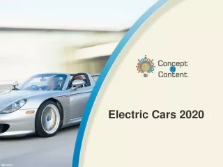 Electric Cars 2020 - Electric Vehicles