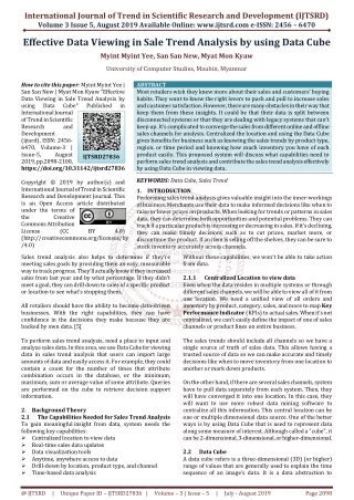 international journal of trend in scientific