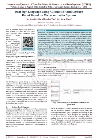 international journal of trend in scientific