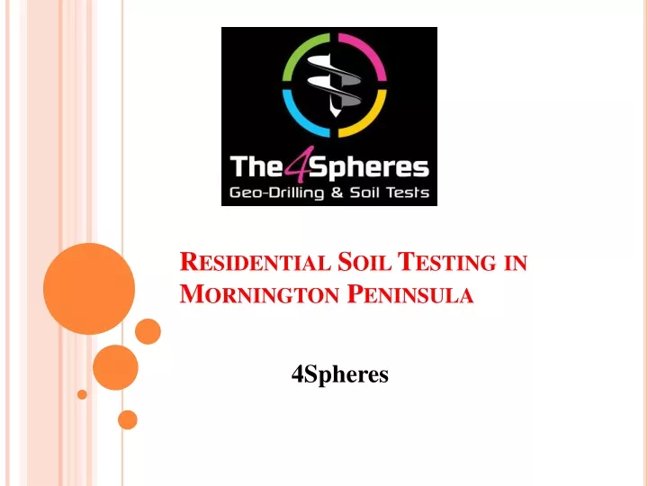 residential soil testing in mornington peninsula