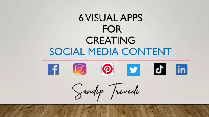 6 visual apps for creating social media content