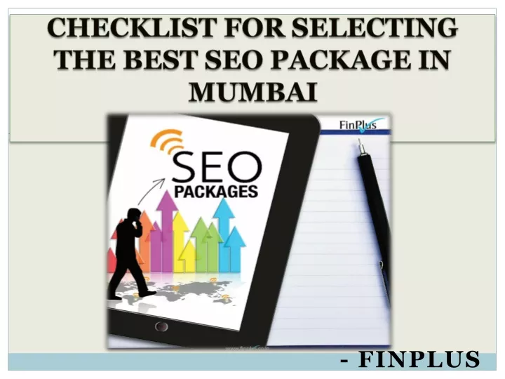 checklist for selecting the best seo package in mumbai