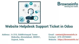 Website Helpdesk Support Ticket in Odoo