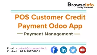 POS Customer Credit Payment Odoo App