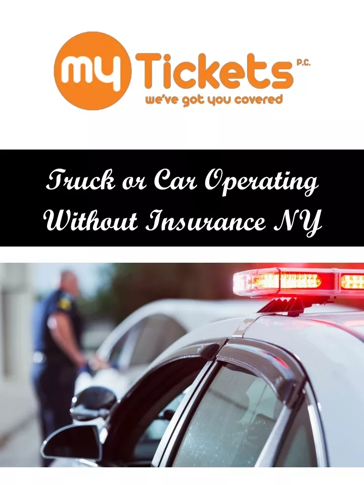 truck or car operating without insurance ny