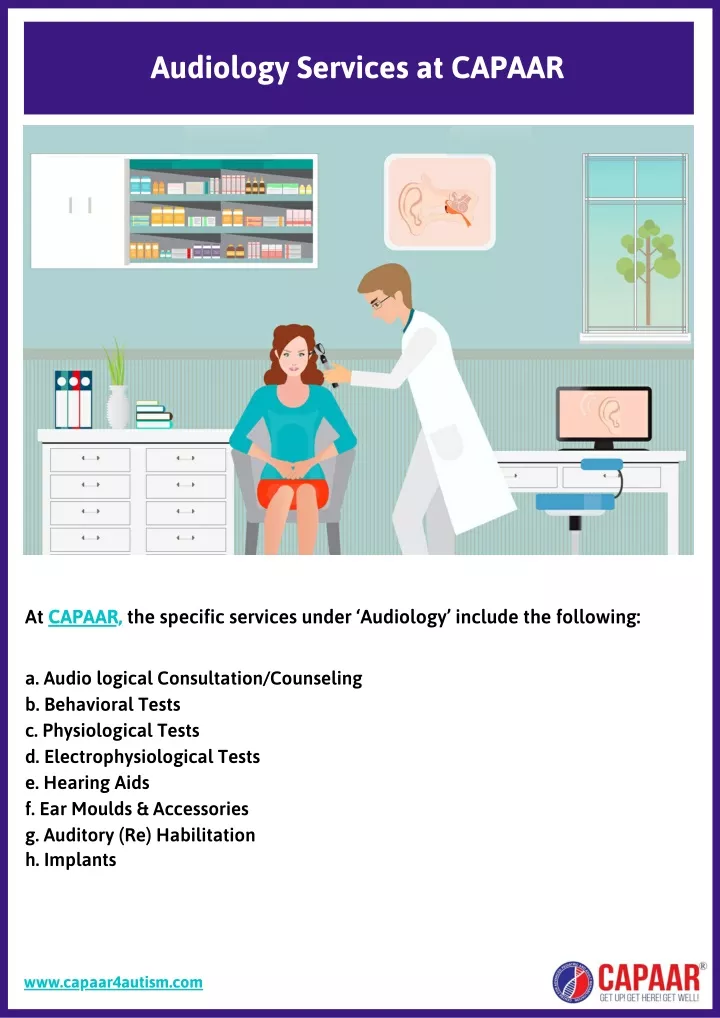 audiology services at capaar
