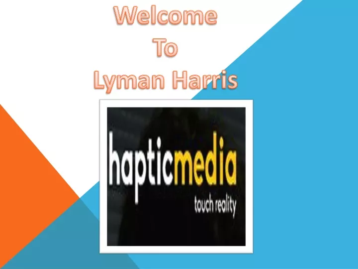 welcome to lyman harris