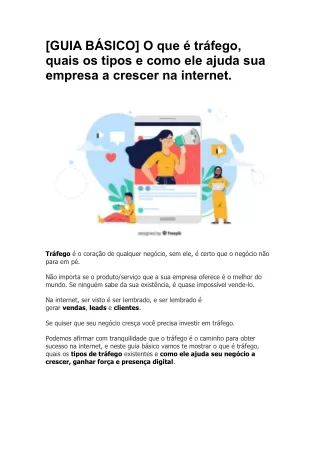 Guia básico sobre tráfego na internet