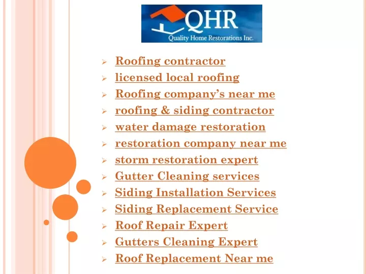 roofing contractor licensed local roofing roofing