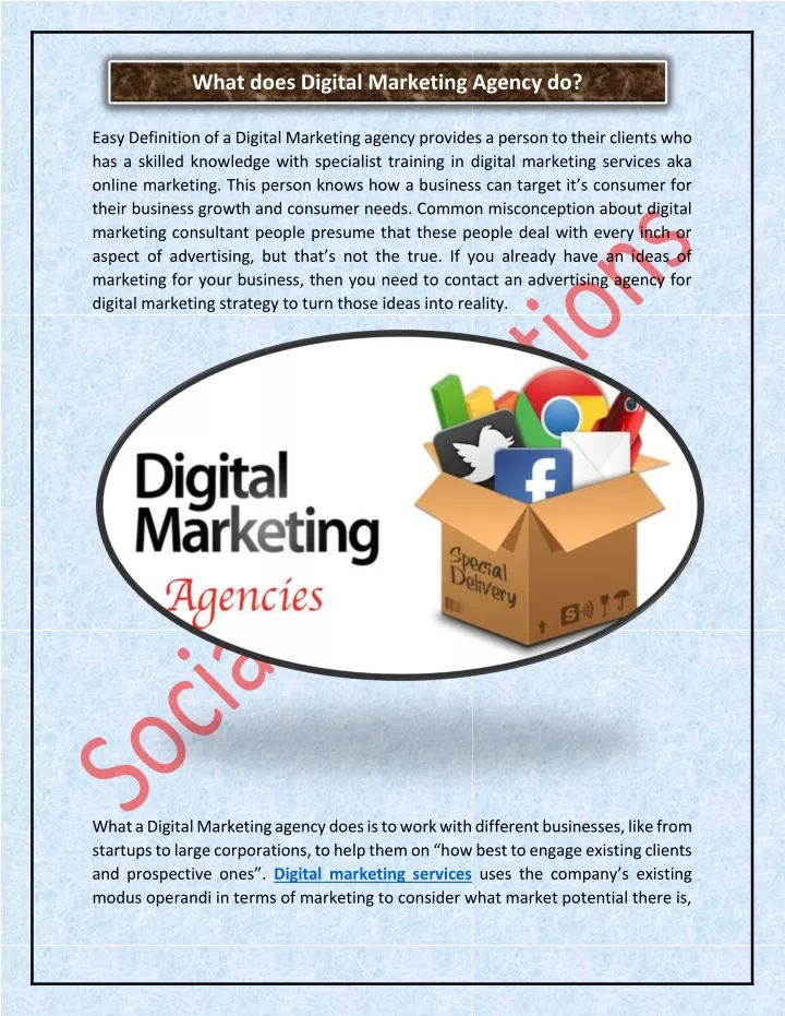 what does digital marketing agency do