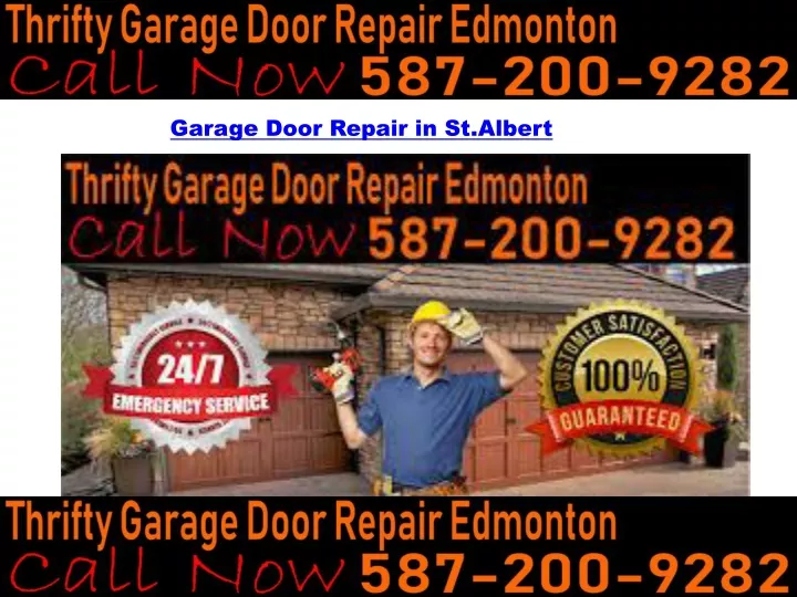 garage door repair in st albert