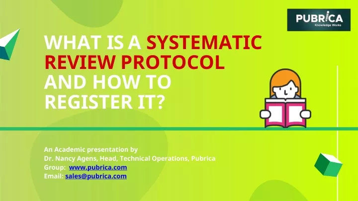 what is a systematic review protocol